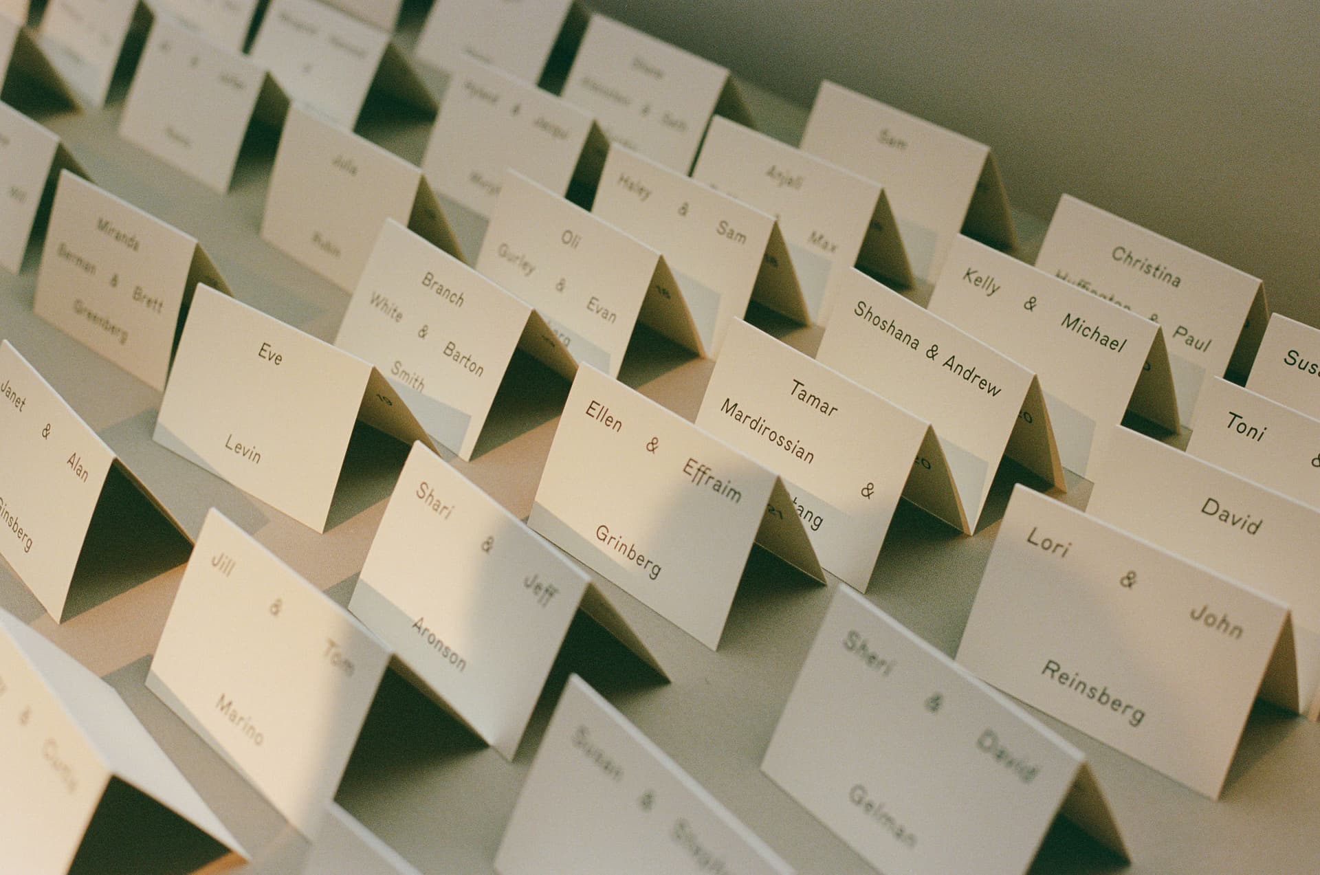 Wedding ceremony and celebration details